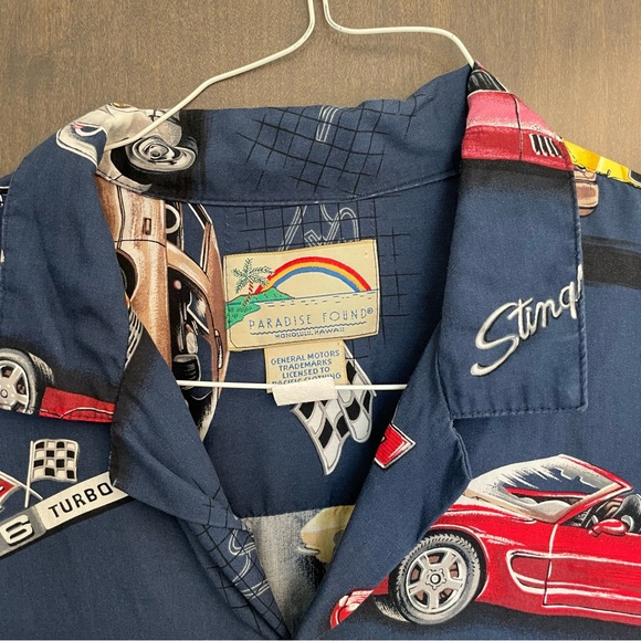 Vintage Men’s Short Sleeve Button Down Shirt - Picture 4 of 4